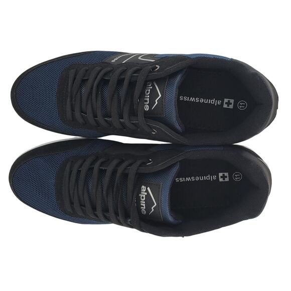 Alpine Swiss Liam Men's Size 11 Fashion Sneakers Suede‎ Trim Low Top Lace Up New - Picture 6 of 6